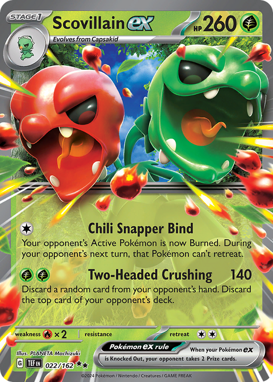 POKEMON - SINGLES - SCOVILLAIN EX (GRASS)