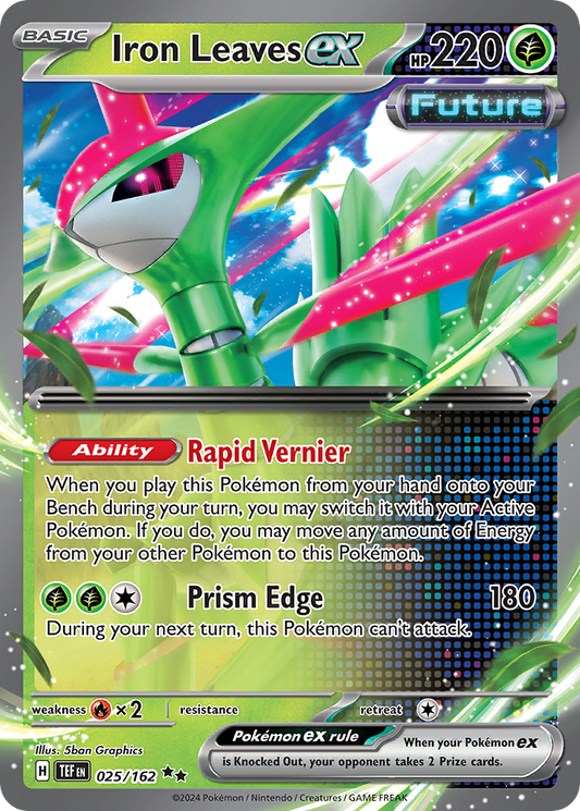 POKEMON - SINGLES - iRON LEAVES EX