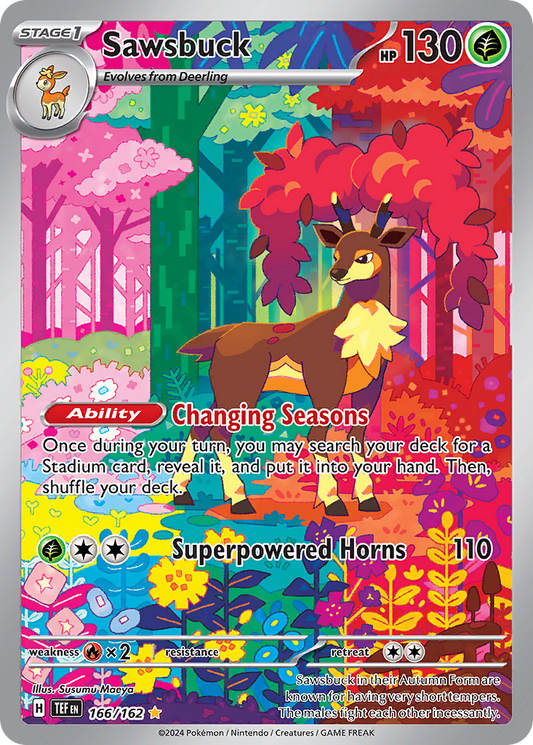 POKEMON - SINGLES - SAWSBUCK (IR)