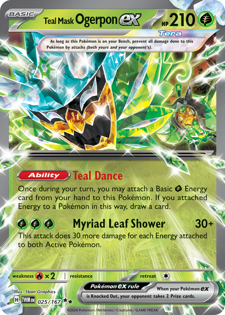 POKEMON - SINGLES - OGERPON EX