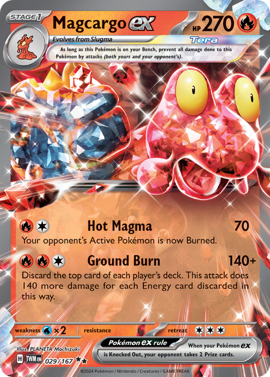 POKEMON - SINGLES - MAGCARGO EX