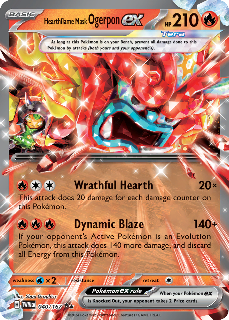 POKEMON - SINGLES - OGERPON EX