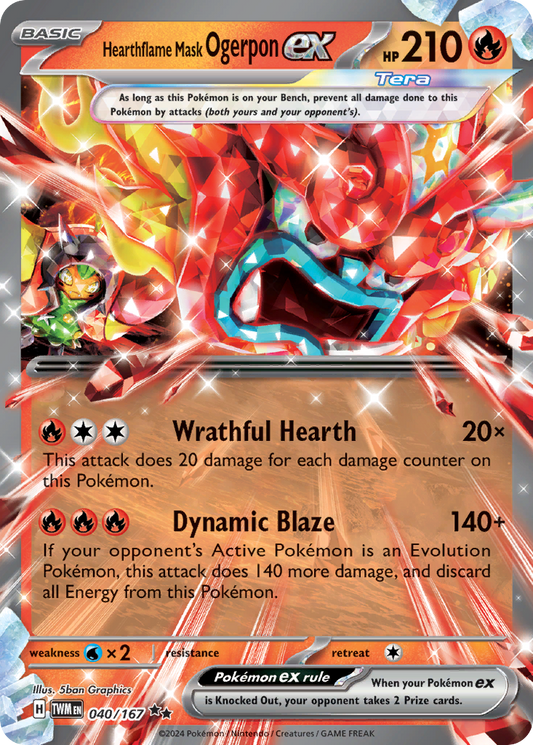 POKEMON - SINGLES - OGERPON EX