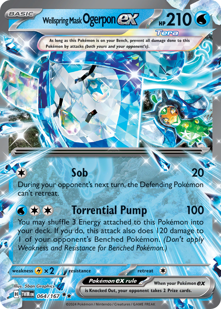 POKEMON - SINGLES - OGERPON EX