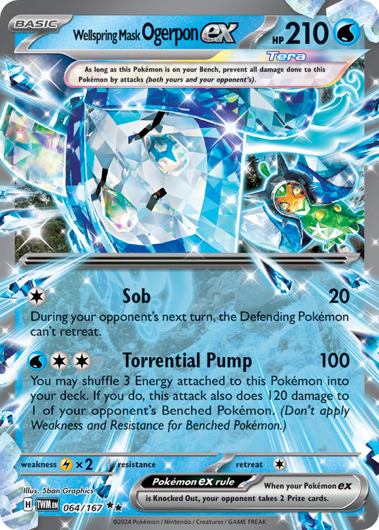 POKEMON - SINGLES - OGERPON EX
