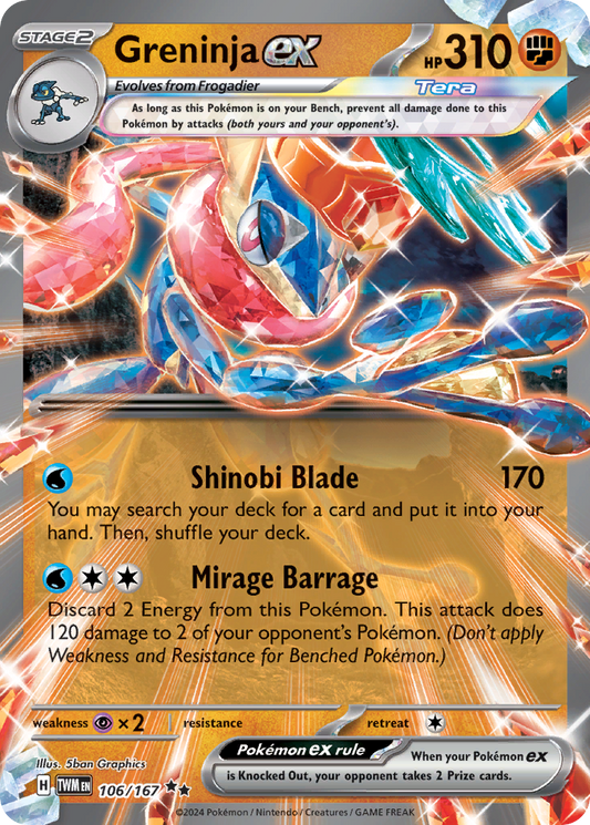 POKEMON - SINGLES - GRENINJA EX